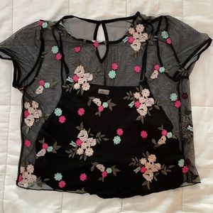 Hollister sheer top